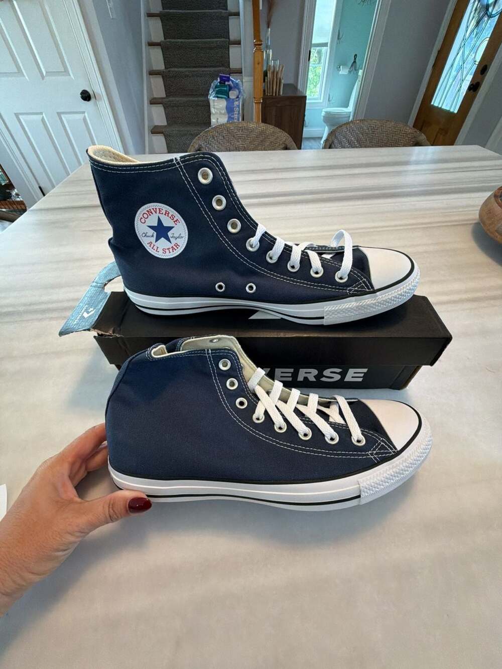 Converse Chuck Taylor All Star High Top Size M9/W11 Navy Canvas
